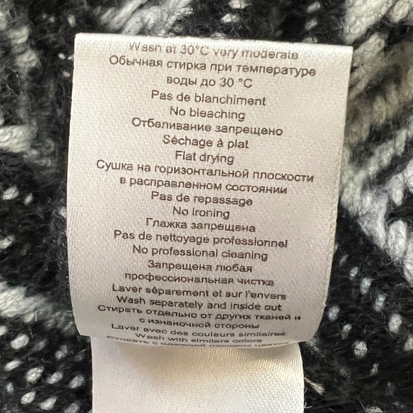 Anthropologie Molly Bracken Sally Geo Open Front Metallic Cardigan Size XS/S - Picture 7 of 8